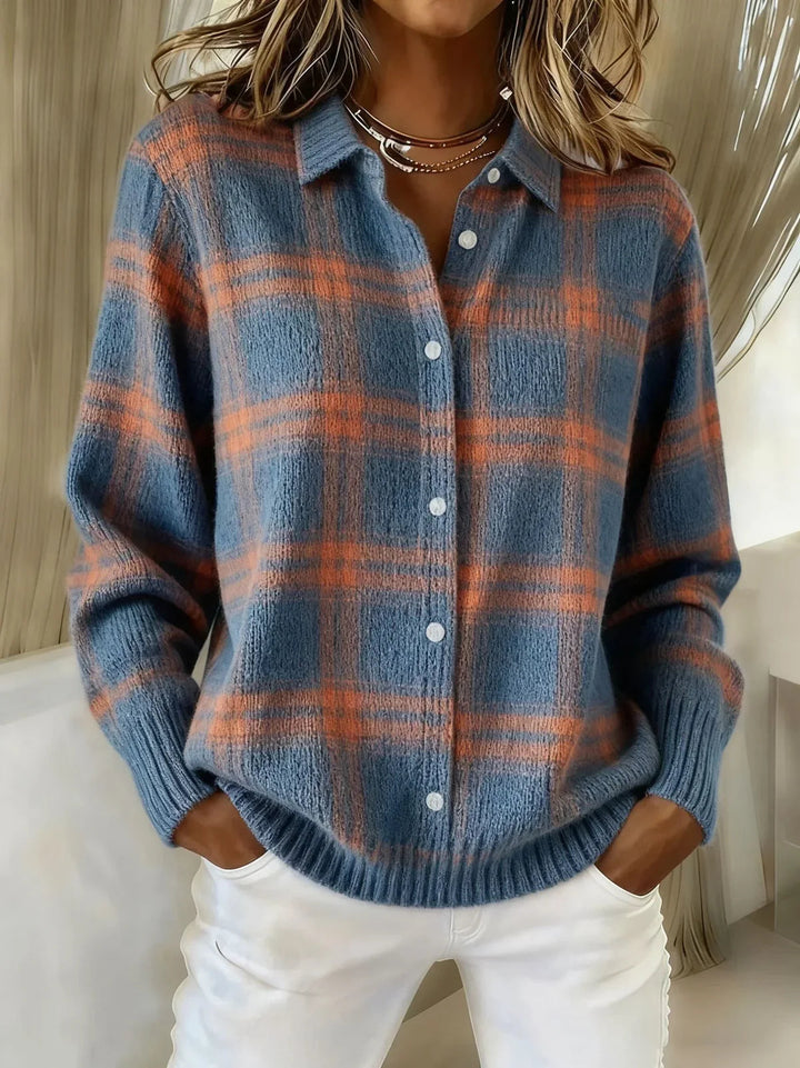 Brianna | Plaid Cardigan