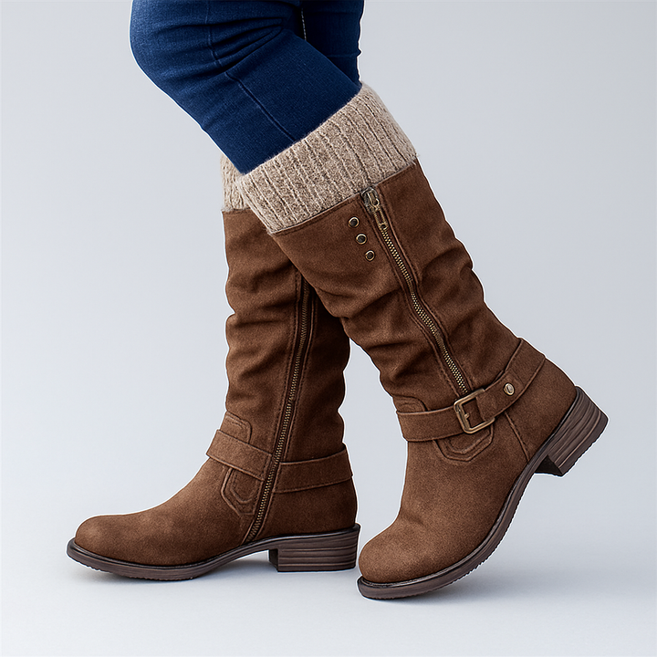Virginia | Elegant Supportive Buckle Boots