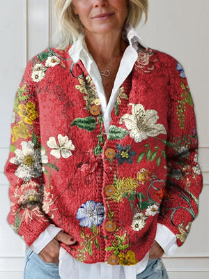 JACKIE | VINTAGE FLORAL CARDIGAN