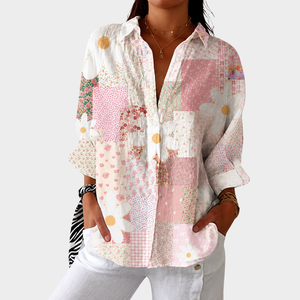 GOLBAHAR | LIGHT AND COLORFUL PRINTED BLOUSE