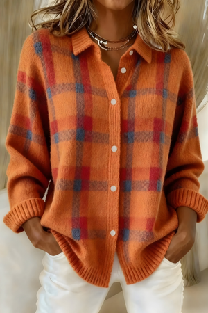 BRIANNA | PLAID CARDIGAN