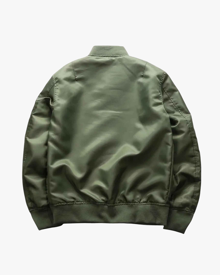 MILES | SLEEK ZIP-FRONT CLASSIC BOMBER JACKET
