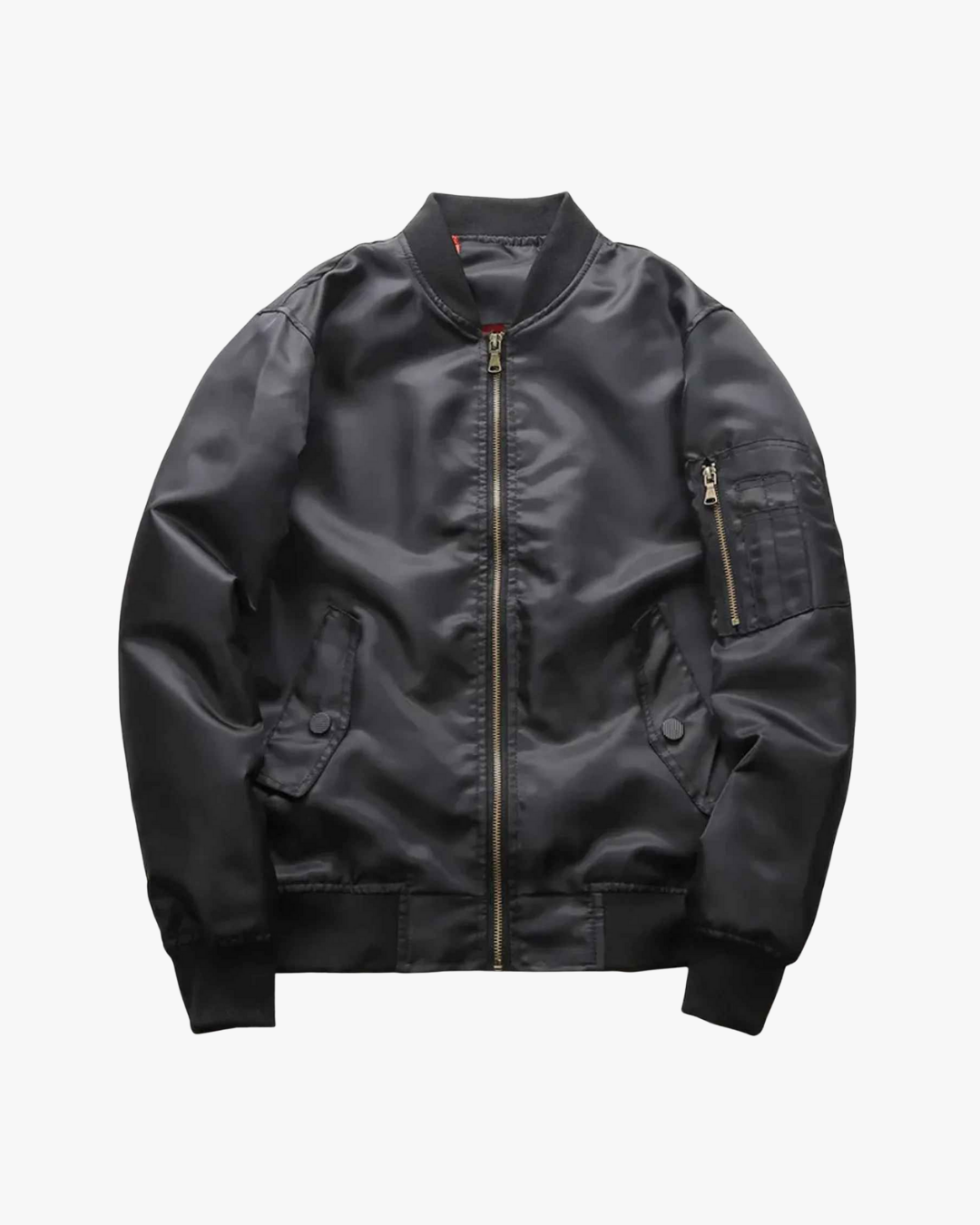 MILES | SLEEK ZIP-FRONT CLASSIC BOMBER JACKET