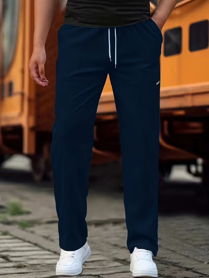 ROWAN | CASUAL LIGHTWEIGHT STRAIGHT-LEG PANTS