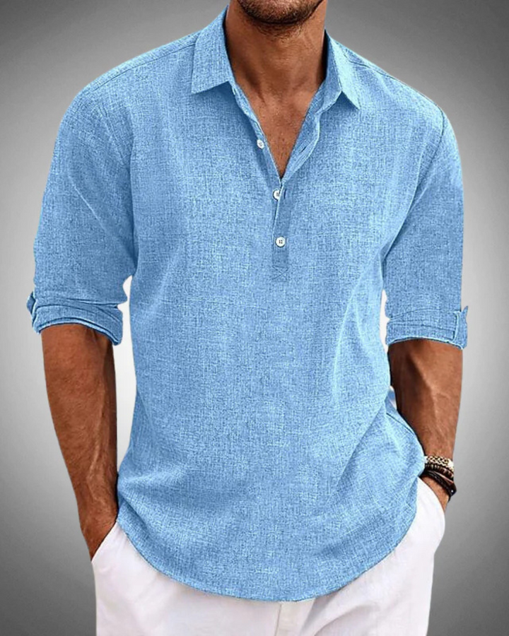 PHILIP | REFINED BUTTON-FRONT CLASSIC SHIRT
