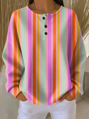 MADELINE | SWEATER WITH COLORFUL STRIPES
