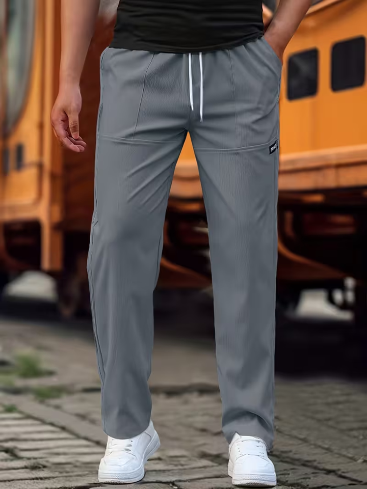 ROWAN | CASUAL LIGHTWEIGHT STRAIGHT-LEG PANTS