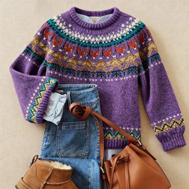 Giselle | Classic Vintage Knit Sweater