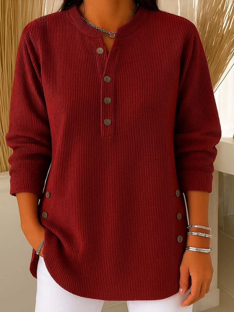 Brielle | Button Henley Tunic