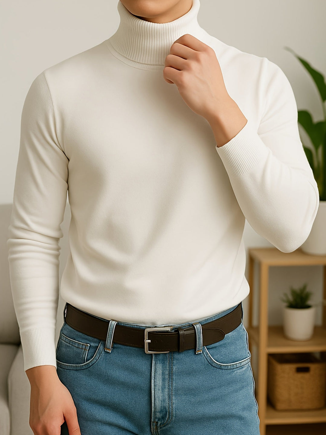 GIDEON | CLASSIC HIGH-NECK SWEATER