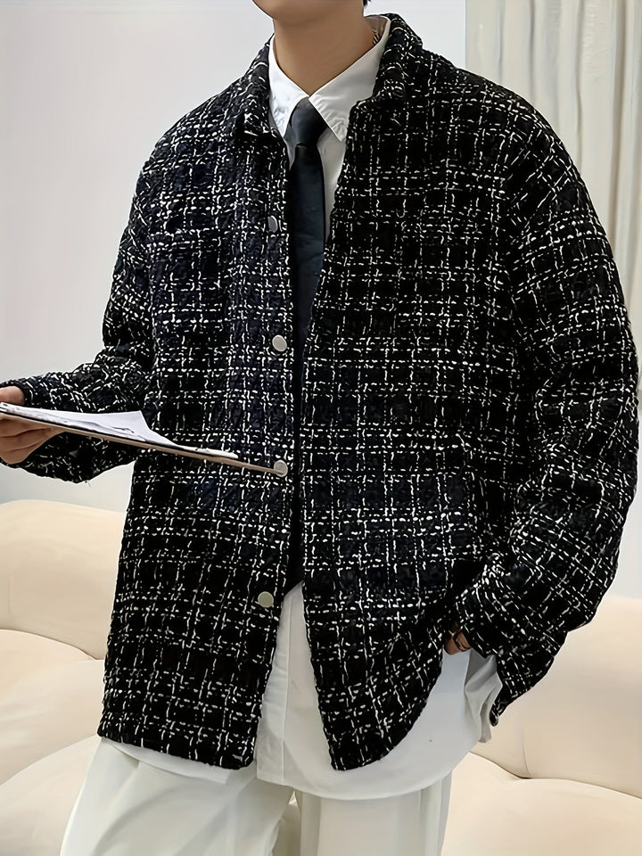 WINSTON | REFINED PLAID SHIRT JACKET