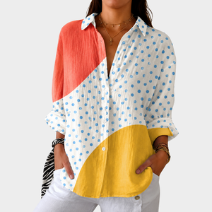 ARMAGHAN | LIGHTWEIGHT AND COLORFUL BLOUSE WITH PRINT
