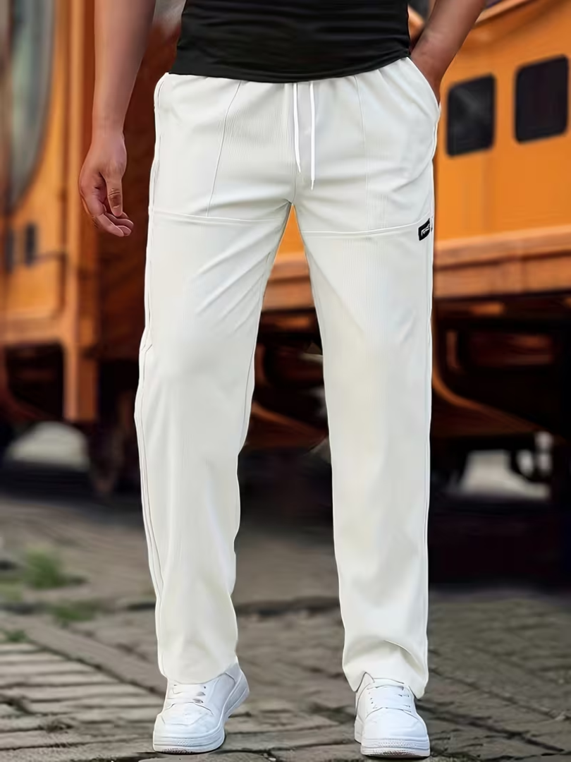 ROWAN | CASUAL LIGHTWEIGHT STRAIGHT-LEG PANTS