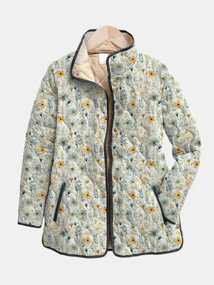 QUINN | DELIGHTFUL FLORAL-PRINTED QUILTED JACKET