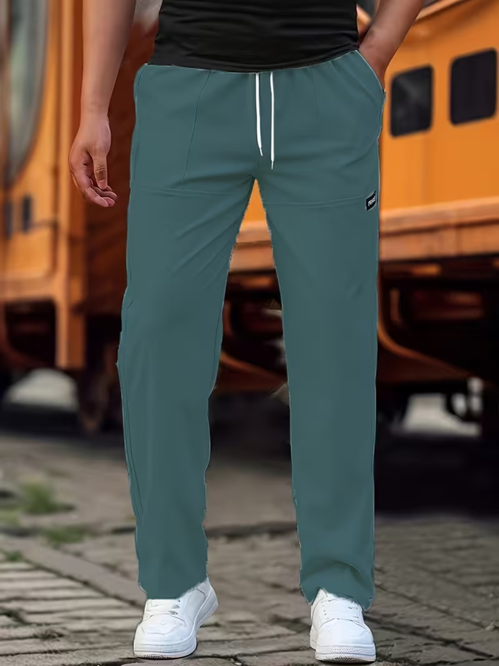 ROWAN | CASUAL LIGHTWEIGHT STRAIGHT-LEG PANTS