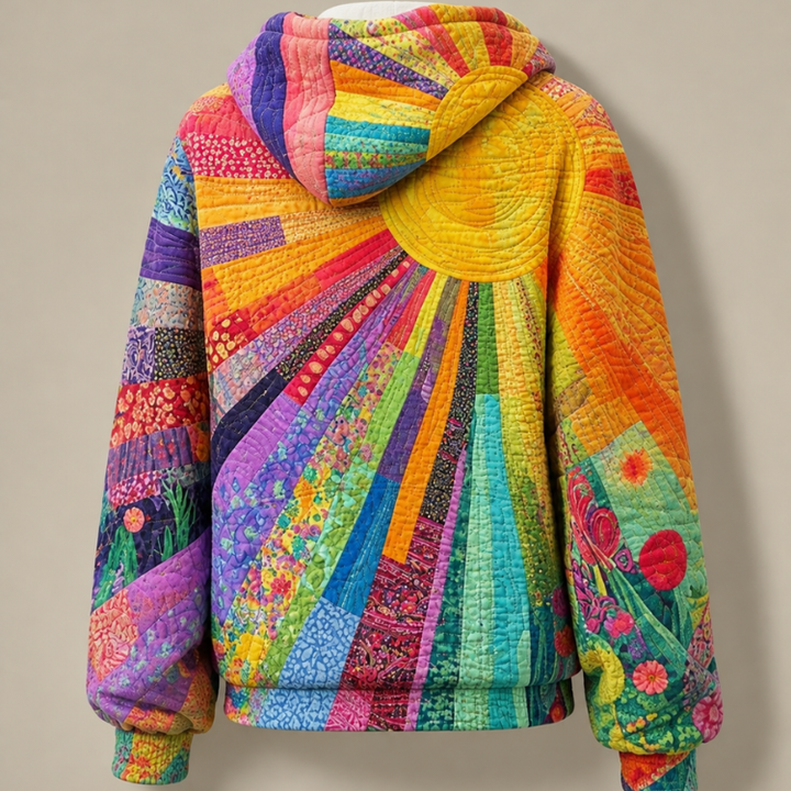 Kaitlyn | Wildflower Quilted Hoodie