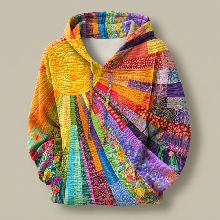 Kaitlyn | Wildflower Quilted Hoodie