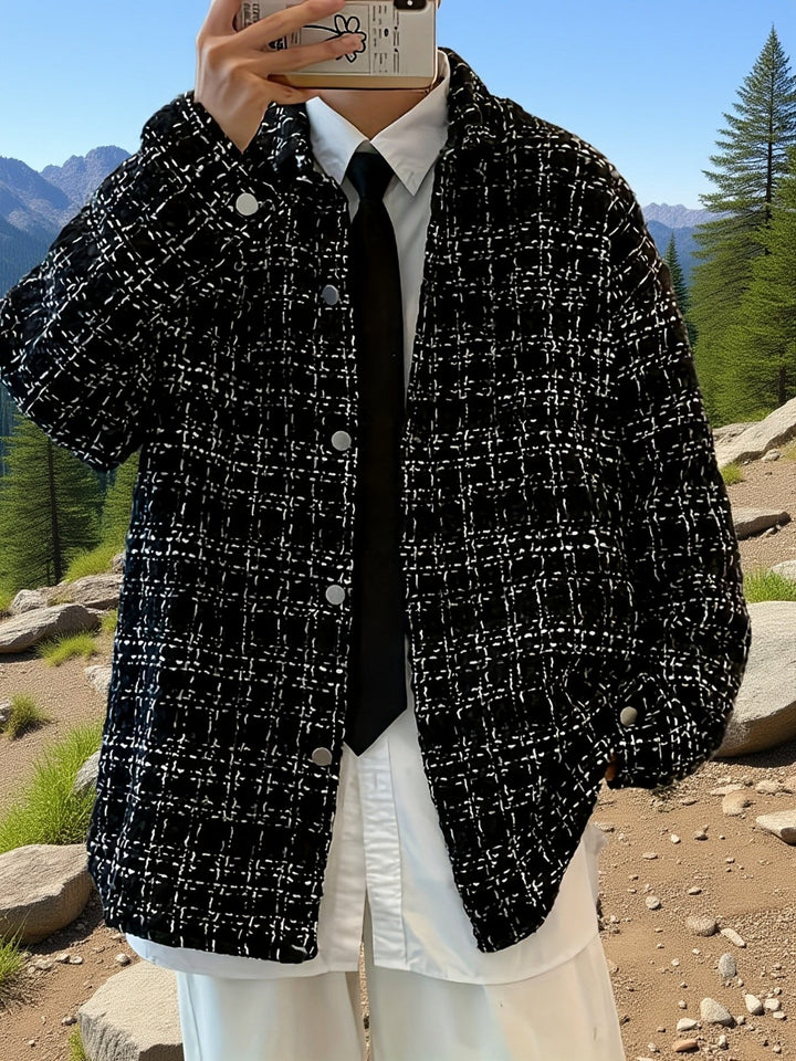 WINSTON | REFINED PLAID SHIRT JACKET