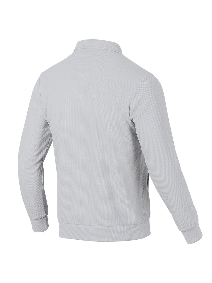 SILAS | TEXTURED BUTTON-FRONT OVERSHIRT JACKET