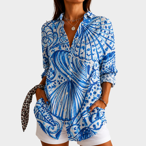 AYDA | SEASIDE SHELL PRINT SHIRT
