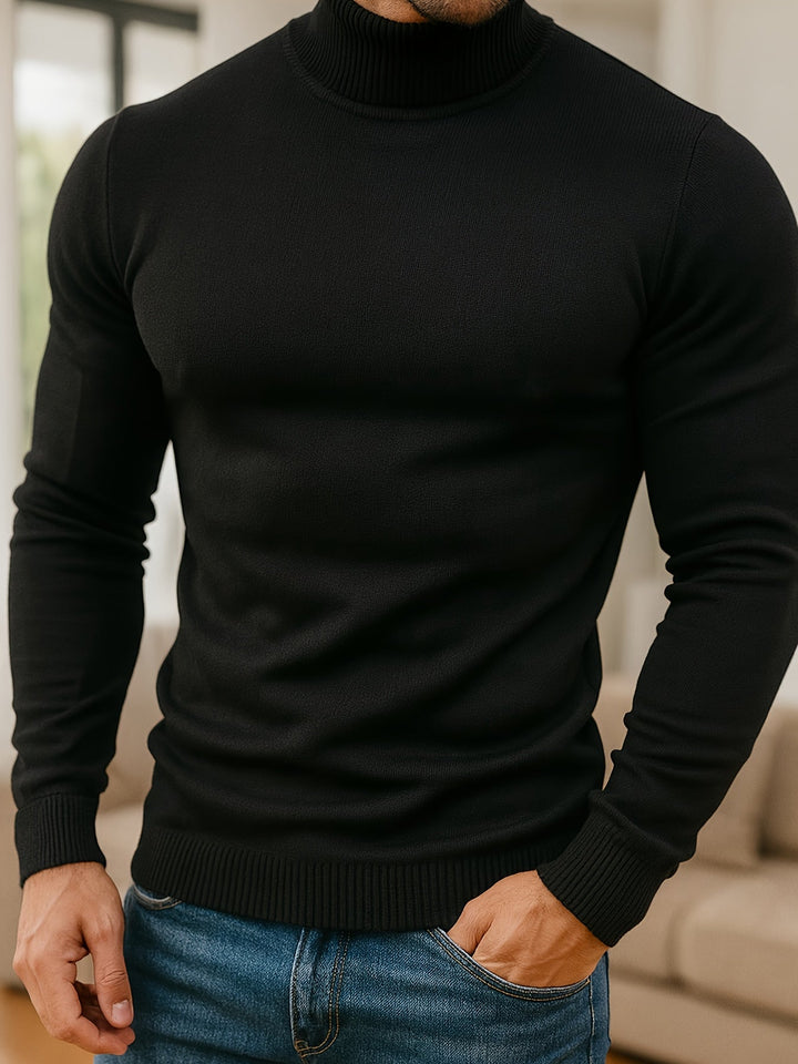 GIDEON | CLASSIC HIGH-NECK SWEATER