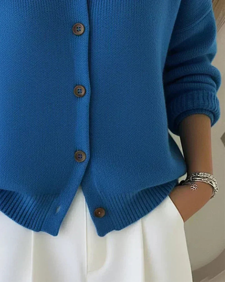 Esther | Button Collar Cardigan