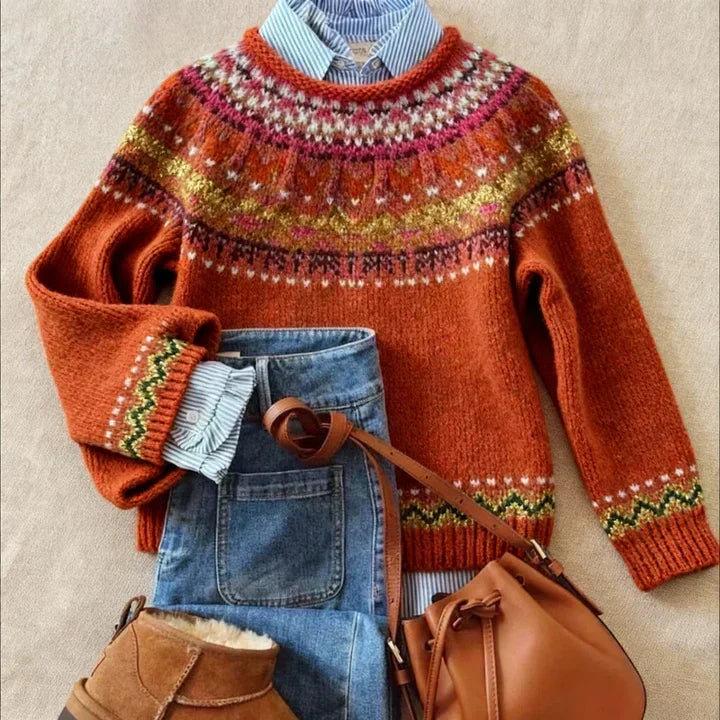 Hazel | Chic Vintage Knit Sweater