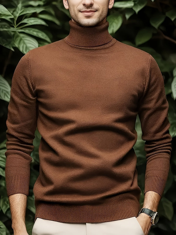 GIDEON | CLASSIC HIGH-NECK SWEATER