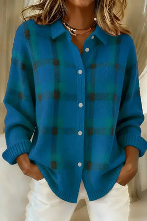 KARINA | PLAID CARDIGAN