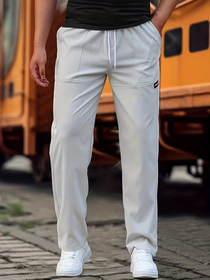 ROWAN | CASUAL LIGHTWEIGHT STRAIGHT-LEG PANTS