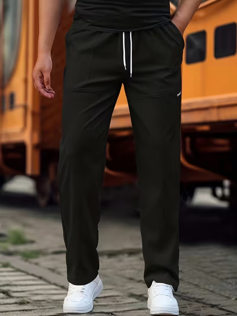 ROWAN | CASUAL LIGHTWEIGHT STRAIGHT-LEG PANTS