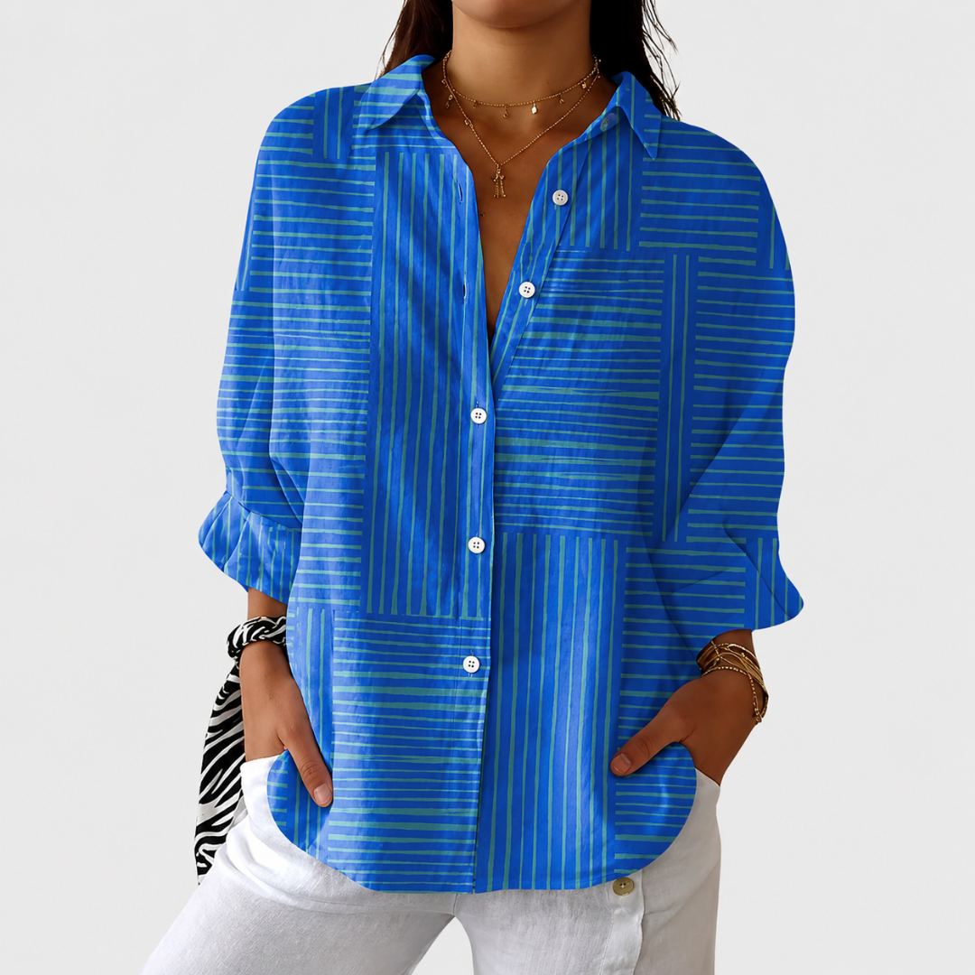 AIRA LIGHT AND COLORFUL PRINTED BLOUSE