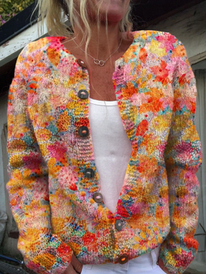 MACKENNA | VINTAGE ELEGANT KNIT CARDIGAN