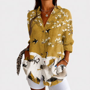 GILDA | LIGHTWEIGHT AND COLORFUL BLOUSE WITH PRINT