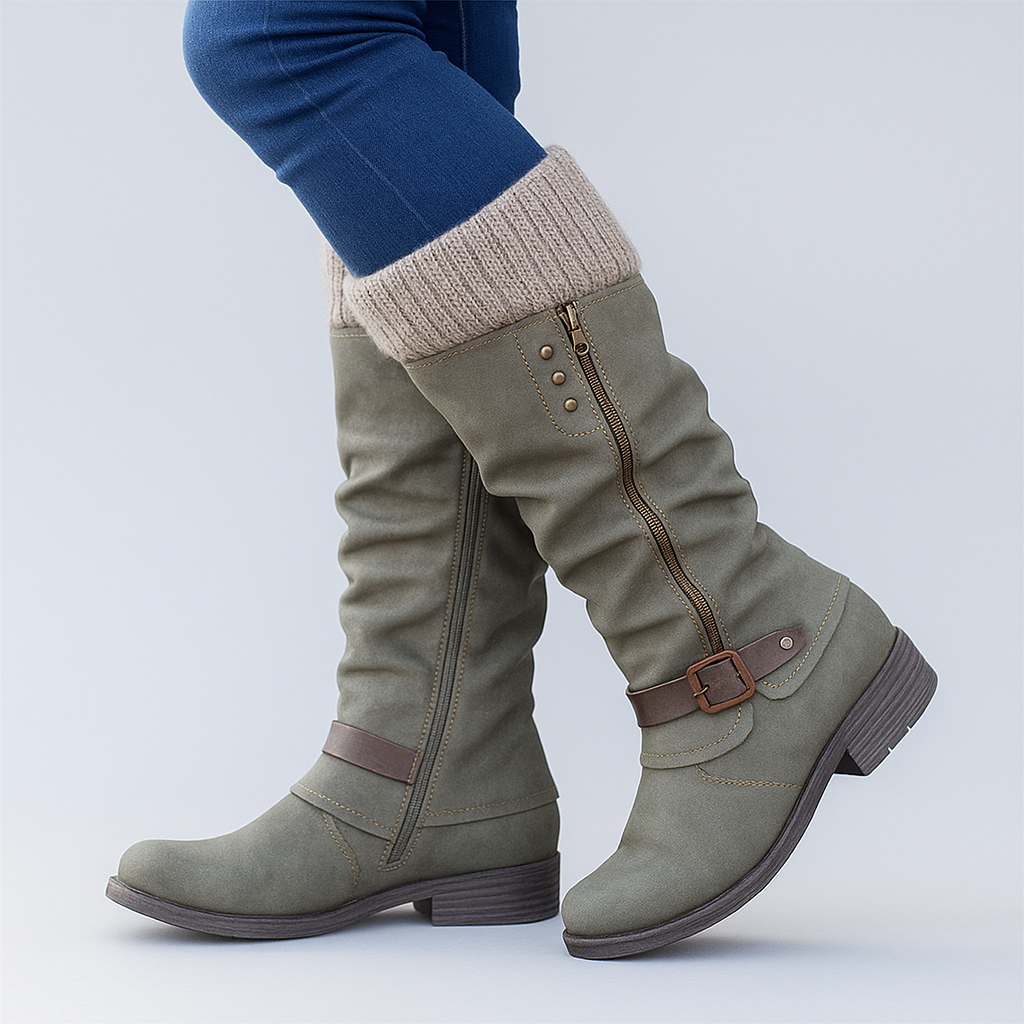 Virginia | Elegant Supportive Buckle Boots