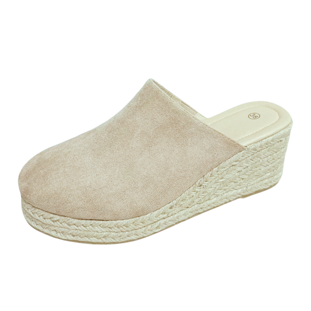 RAQUEL | ORTHOPEDIC WEDGE MULE SANDALS
