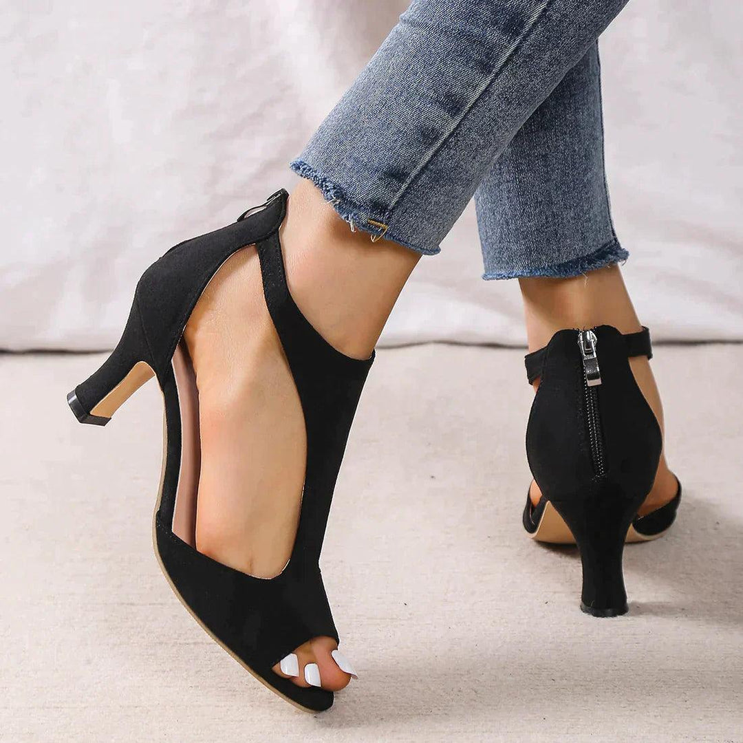 Natalia | Elegant Peep-Toe Sandals