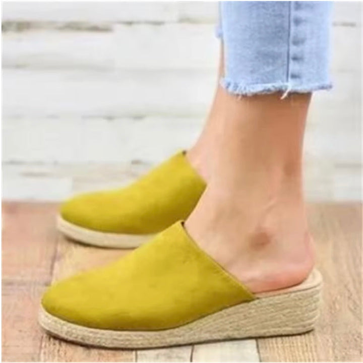 RAQUEL | ORTHOPEDIC WEDGE MULE SANDALS