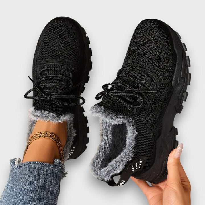 Celia | Cozy Lace-Up Winter Sneakers
