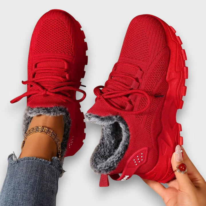 Celia | Cozy Lace-Up Winter Sneakers