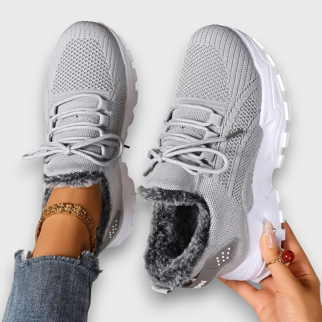 Celia | Cozy Lace-Up Winter Sneakers