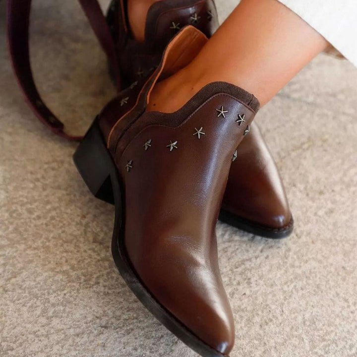 Valentina | Studded Western Boots