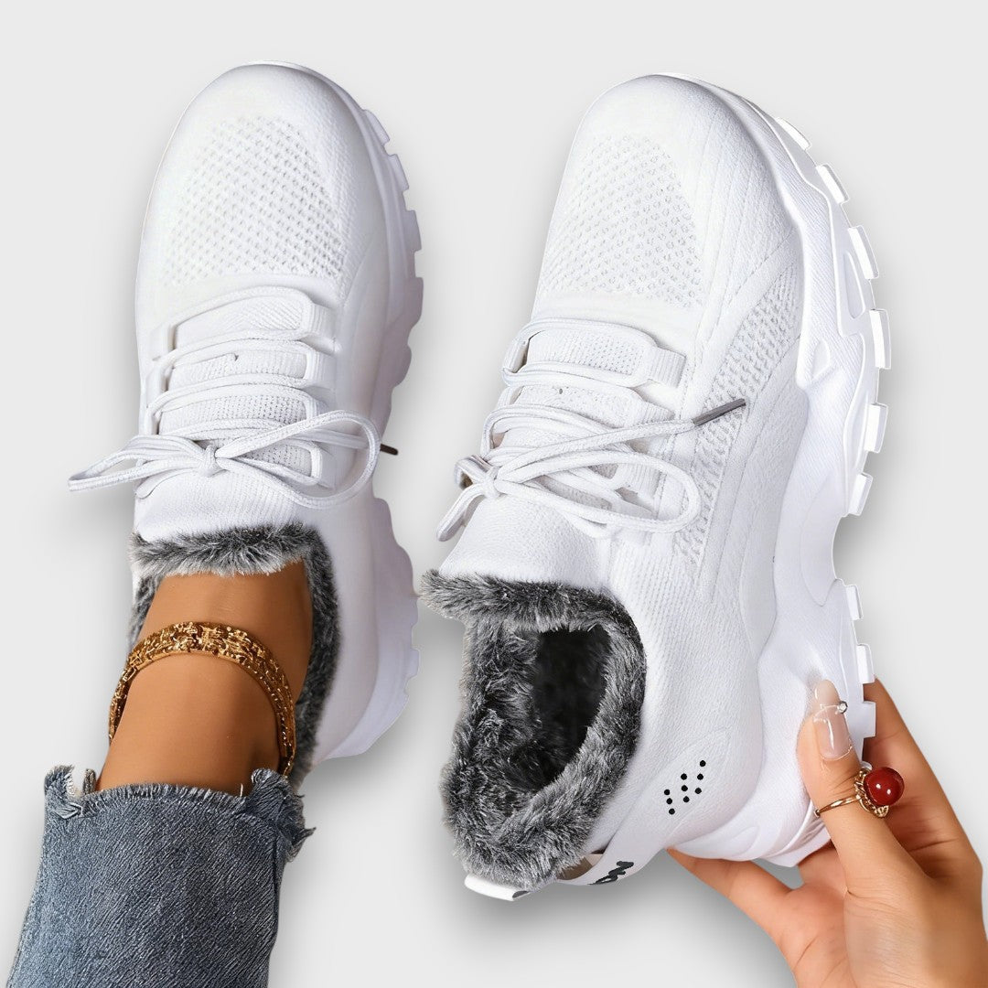 Celia | Cozy Lace-Up Winter Sneakers