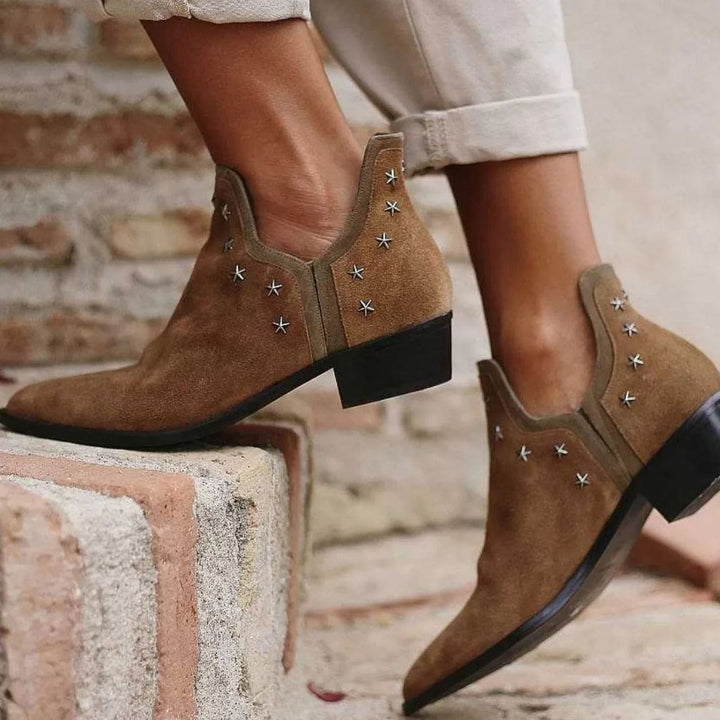 Valentina | Studded Western Boots