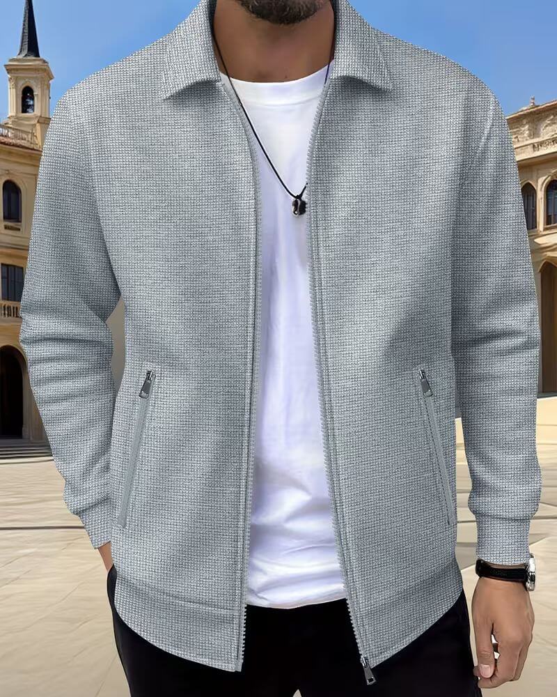 MASON | CASUAL TEXTURED ATHLETIC JACKET