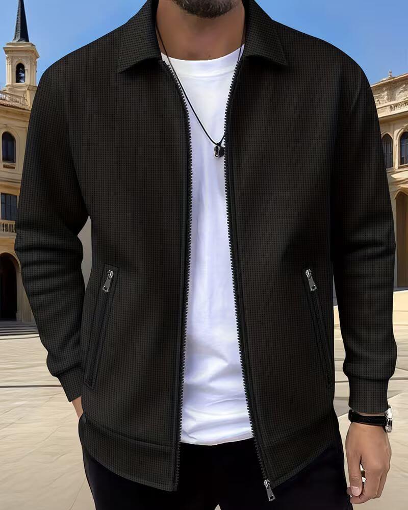 MASON | CASUAL TEXTURED ATHLETIC JACKET