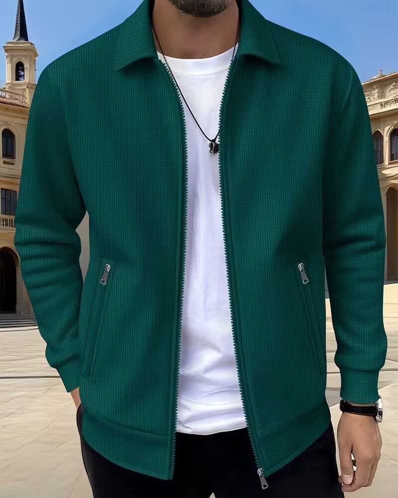 MASON | CASUAL TEXTURED ATHLETIC JACKET