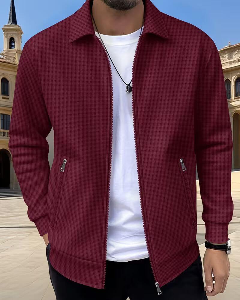 MASON | CASUAL TEXTURED ATHLETIC JACKET