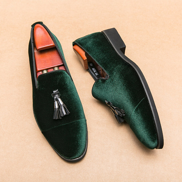 FELIX | CLASSIC VELVET TASSEL LOAFERS