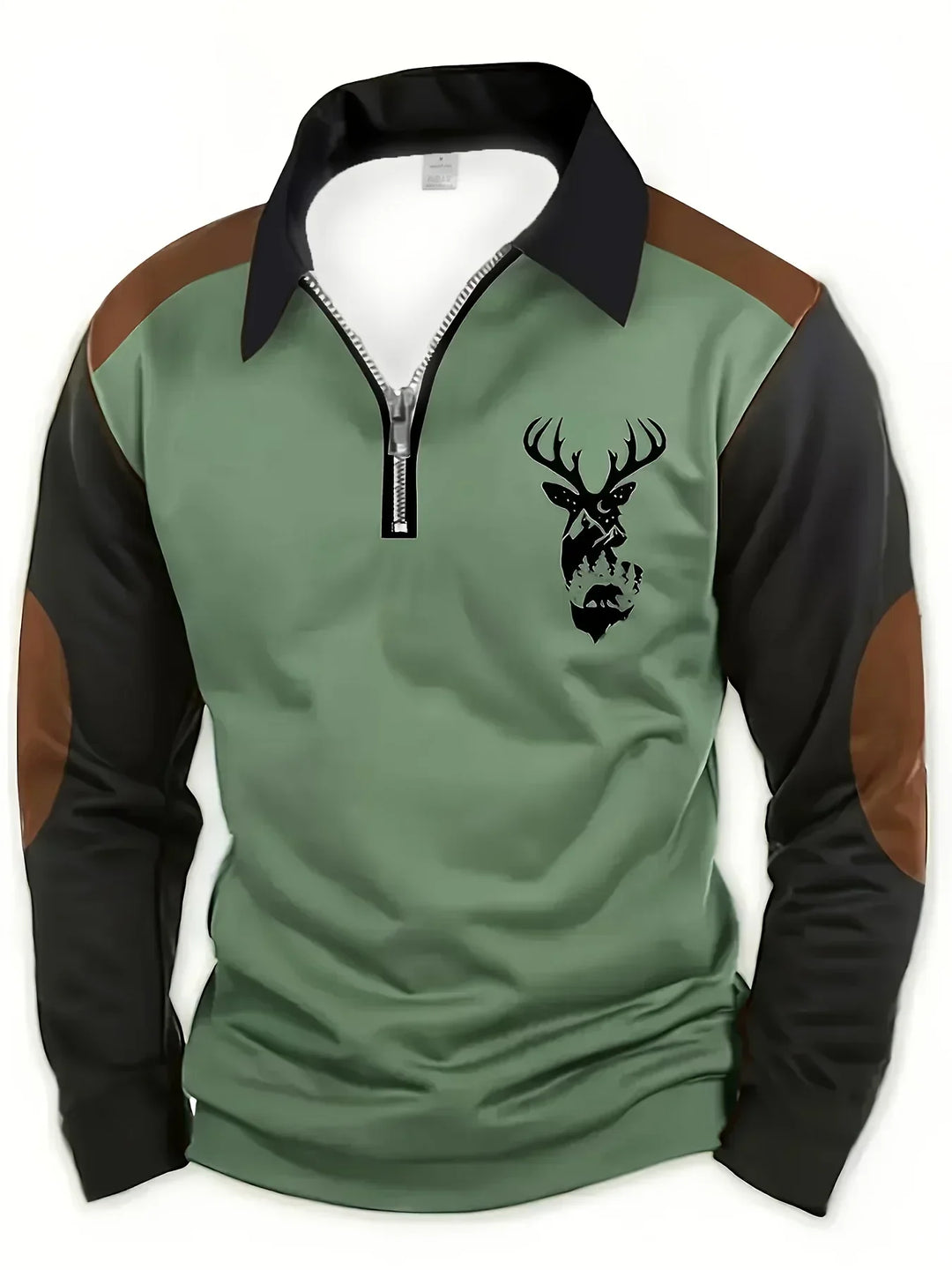 REUBEN | CLASSIC DEER QUARTER-ZIP PULLOVER